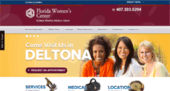 Desktop Screenshot of floridawomenscenteraltamonte.com