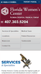 Mobile Screenshot of floridawomenscenteraltamonte.com