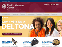 Tablet Screenshot of floridawomenscenteraltamonte.com